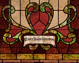Mary Bliss Chambers window detail